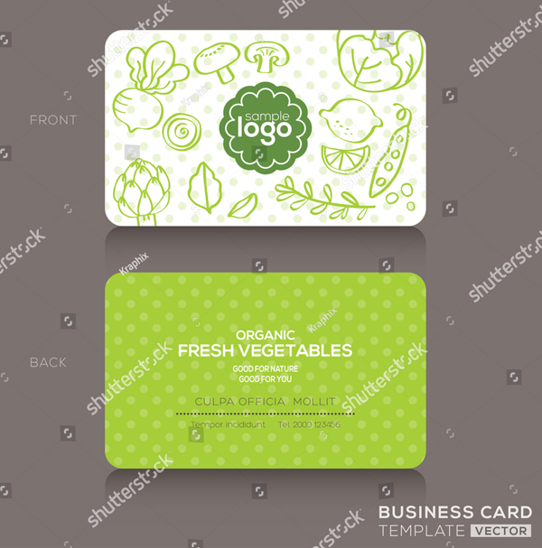 Image 7 for Food Business Cards Templates Free